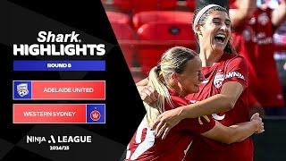 Adelaide United v Western Sydney Wanderers - Shark Highlights | Ninja A-League 2024-25 | Round 08