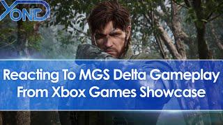 Reacting to Metal Gear Solid Delta Snake Eater gameplay from awesome Xbox Games Showcase