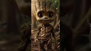 Groot Animation 3D! "I'm Groot!" #ai #groot #grootedit #shorts #marvel #guardiansofthegalaxy