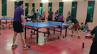 Table Tennis Match Ayandeep Singh and Sameer Sahni