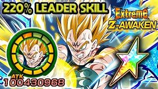 220% LEADER SKILL! 100% EZA TEQ MAJIN VEGETA LEVEL 10 LINKS! Dragon Ball Z Dokkan Battle