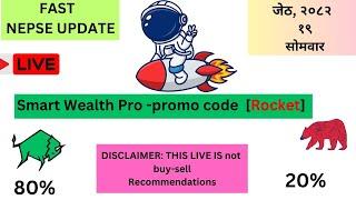 NEPSE   LIVE  - AI   CHART   Smart  Wealth  Pro.  USE  CODE / Rocket /