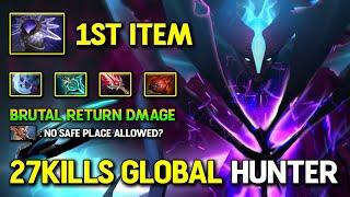 WTF 27KILLS GLOBAL HUNTER Spectre 1st Item Blade Mail Brutal Return Damage 7.36c DotA 2