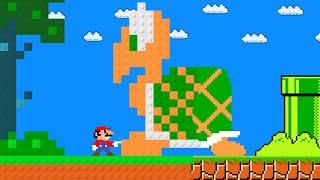 Super Mario Bros. but What Mario touch turns to LEGO!