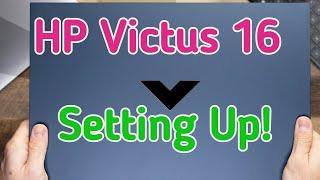 HP Victus 16 2024 Gaming Laptop  First Time Setup