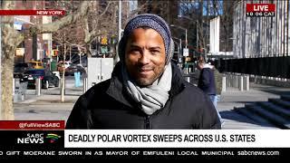 Polar vortex weather system hits the US - Sherwin Bryce-Pease reports