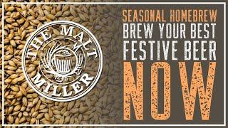 HOME BREW A VINTAGE ALE & A BALTIC PORTER FOR CHRISTMAS | SEASONAL BREWING | THE MALT MILLER