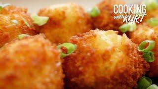 Texas-Style Bacon Jalapeño Fried Mashed Potato Balls | Cooking with Kurt