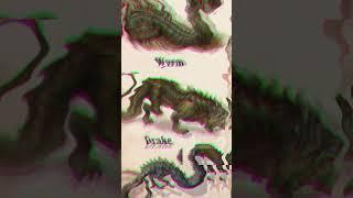 Types Of Mythical Creatures  || Part 05 || Wyrm || #shorts