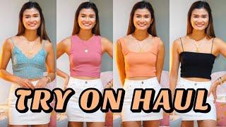 CROP TOP TRY ON HAUL | Jen Barangan