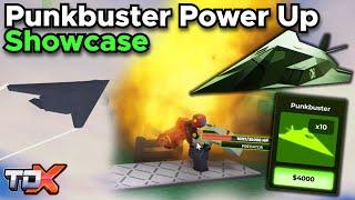 TDX Punkbuster Missile Power Up Showcase - Tower Defense X Roblox