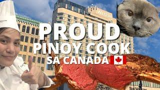 PROUD PINOY COOK ! 1st DAY SA HOTEL |  BUHAY SA CANADA