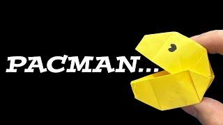 Origami Pacman | How to Make a Paper Pacman | DIY Fidget Toy