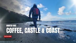 Coffee and a castle. Winter beach hike. Lotus Dream.