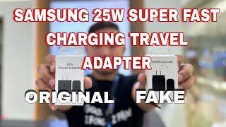 Paano malalaman kung Original or Fake ang SAMSUNG 25W TRAVEL ADAPTER