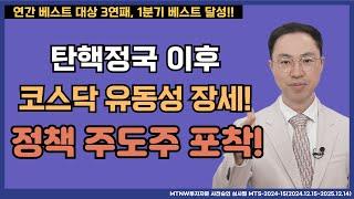 탄핵정국 이후 코스닥 유동성 장세! 정책 주도주 포착! 공명정지우의 주식 싹쓰리! [주말라이브 주식싹쓰리]