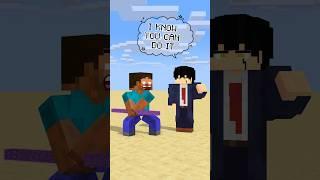 HELP Herobrine To Power Up And Throw A Stick #friendship #shorts #trending #anime