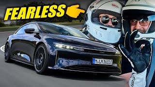 She Built It, I Sent It - 1250hp Lucid Sapphire on The Limit! // Ascari