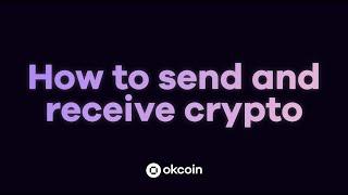 Send and Receive Crypto on Okcoin's App