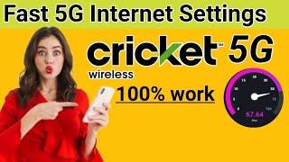 cricket Wireless 5G Apn Settings | cricket internet Settings