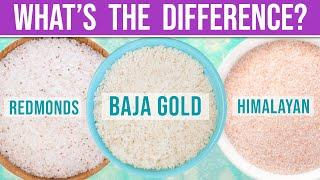 SODIUM & MINERAL COMPARISON: Baja Gold Sea Salt • Himalayan Salt • Redmonds Salt