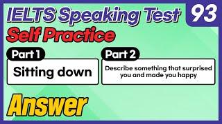 IELTS Speaking Test questions 93 - Sample Answer