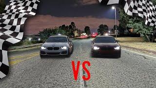 BMW 335i VS BMW M240i + Focus ST Flamethrower!!! *FLAMES* - South Africa | VirtuallyVids Drag Racing