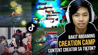 BAKIT PURO CREATION CAMP CONTENT SA TIKTOK? reaction #3