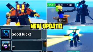 NEW UPDATE! - SUPER BOX SIEGE DEFENSE UPDATE LEAKS AND RELEASE DATE! (ROBLOX)