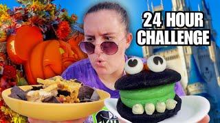 ONLY EATING DISNEY WORLD HALLOWEEN FOOD FOR 24 HOURS