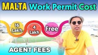 MALTA WORK PERMIT COST | HOW MUCH AGENT CHARGED MALTA WORK PERMIT COST