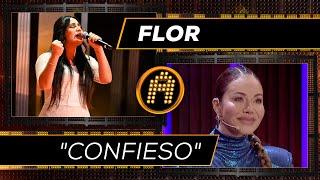 ¡Flor le cantó "Confieso" a su mamá, hasta el cielo! | La Academia 2024