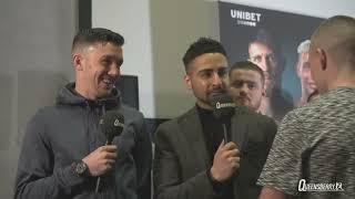 MEET ME IN THE CAR PARK AFTER MY FIGHT ANDREW CAIN AND LIAM DAVIES CLASH AT WEIGH-IN!