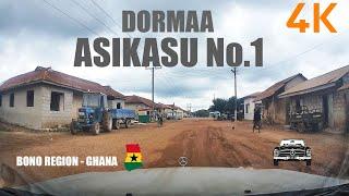 Dormaa Asikasu No.1 Drive Tour in the Bono Region of Ghana 4K