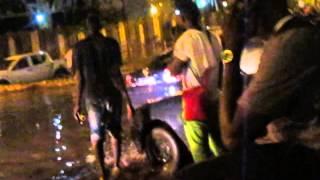 Dakar sous les eaux de pluie