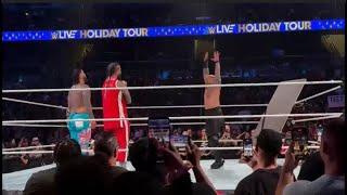 Solo Sikoa YEETS with Jey Uso during WWE Orlando Live Holiday Tour in Orlando!!