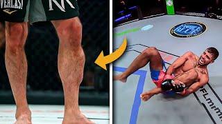 MMA Fights with DEVASTATING Calf Kicks | HUGE DAMAGE 