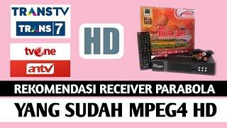 REKOMENDASI RECEIVER PARABOLA YANG SUDAH MPEG4 HD