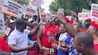 John Mahama and NDC gurus heavily storms EC  office to demand review of voters register