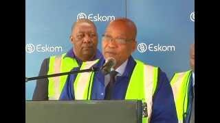 President Jacob Zuma visits Medupi Power Plant