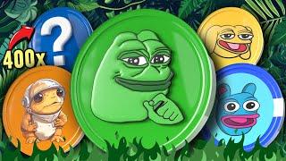 PEPE & Top 5 *BEST* Meme Coins That'll Make Millionaires