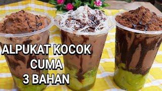 ALPUKAT KOCOK 3 BAHAN SAJA || ALPUKAT EKONOMIS DI JUAL LARIS MANIS