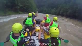 Rafting Dunajec Spływ Dunajcem pontonem DUŻA WODA