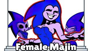 Friday Night Funkin' Majin Female | VS Sonic.Exe EXEternal | Cute Majin Sonic Genderswap (FNF Mod)