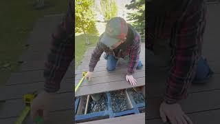 Tip, Placing a Spacer at Ends of Composite Decking to Keep Gapping Consistent