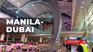 TRIP REPORT | EMIRATES AIRLINES Flight from MANILA to DUBAI | Chef Par Vlogs