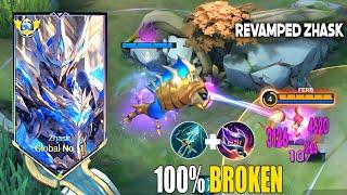 REVAMPED ZHASK NEW BROKEN BUILD IS FINALLY HERE!!(new update)MLBB