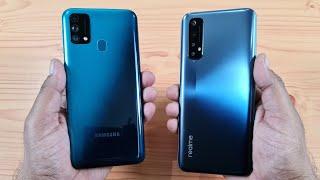 Samsung F41 vs Realme 7 Speed Test & Camera Comparison