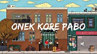 Onek Kore Pabo - বৃষ্টি ভেজা রাতে আমি তোমায় নিয়ে যাবো || Slowed & Reverb || Rono Mojumder & Nirban |