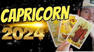 CAPRICORN 2024 - "YOU'RE WINNING & YOU LOOK DANG GOOD DOING IT!" 2024 YEARLY TAROT READING